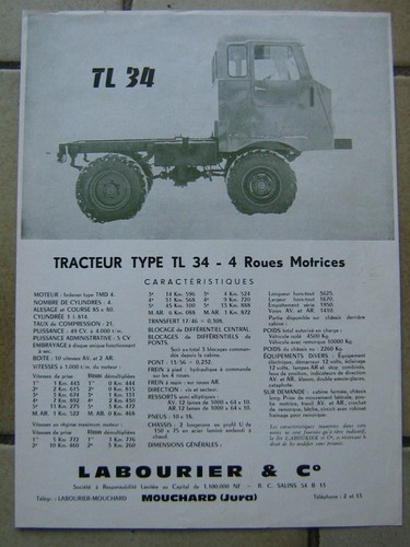 Prospectus tracteur labourier - prospectus,