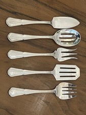 ERCUIS / 5 Couverts a hors d'œuvre  en Métal Argenté / ARGENTERIE ANCIENNE