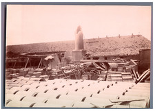 France, matériaux construction Vintage citrate print.  Tirage citrate  12x17