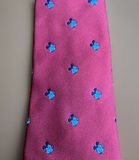 Cravate Mickey Mouse Disney Fashions Tie / Walt Disney Rare Collector / Rouge