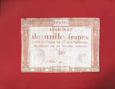 REVOLUTION ASSIGNAT DE MILLE