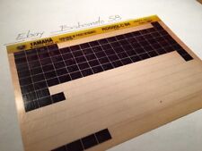 YamahaRD350LC 47X 1984 RDLC 500 micro fiche parts list catalogue microfiche