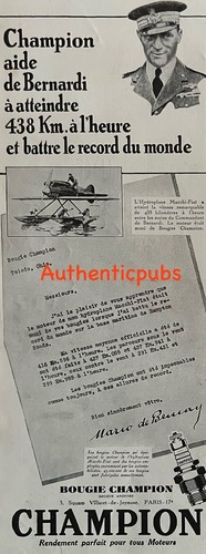 Publicite champion bougie - champion,