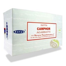 Encens camphre boite de 12 x 15g Satya indien rituel prières incense parfum