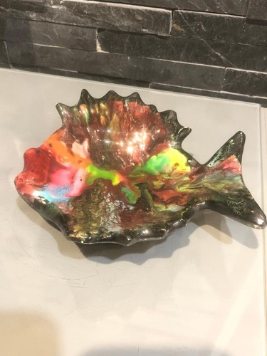 Poisson céramique vide poche - céramique, vide-poche