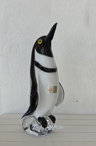 Pingouin verre murano - en,