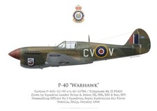 Print Kittyhawk II (P-40), S/L