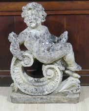 Statue l'été Au Putti Sur