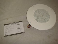ATLAS SOUND SD72W IN CEILING SPEAKER WHITE GRILL 70V