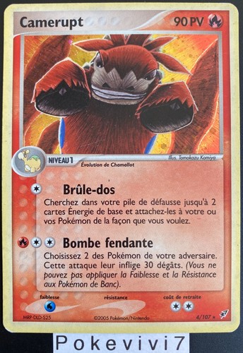 Carte pokemon camerupt - pokemon,
