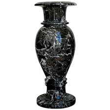 Vase En Marbre Zébré Gris