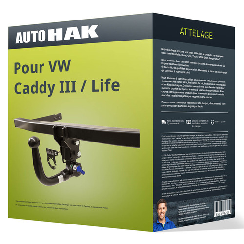 Attelage pour caddy iii - pour,
