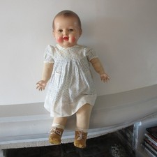 ancien baigneur RAYNAL yeux riboulants corps souple 50 cm