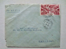 Madagascar lettre commerciale de 1947 avec timbre PA n° 65