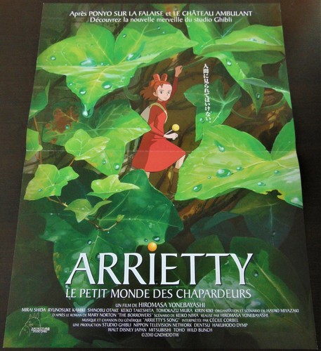 Arrietty affiche originale - arrietty,