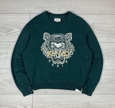 Sweat-shirt vert coupe boxy