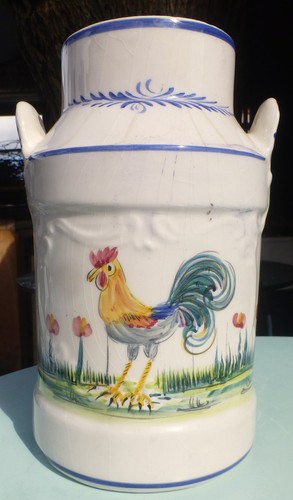 Pot lait ancien faïence - pot, en