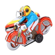 Wind Up Motorcycle Toy Iron