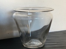 ancien pot à confiture en verre soufflé