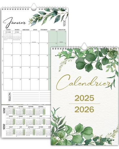 Calendrier mural frigo - calendrier, 2025