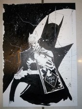 planche originale batman pub