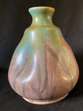 Vase en grès flammé