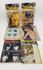 Beatles Lot Paul & George Yellow Submarine Figures New & 1968 And 1981 Rolling S