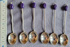 6 cuillères à moka argent