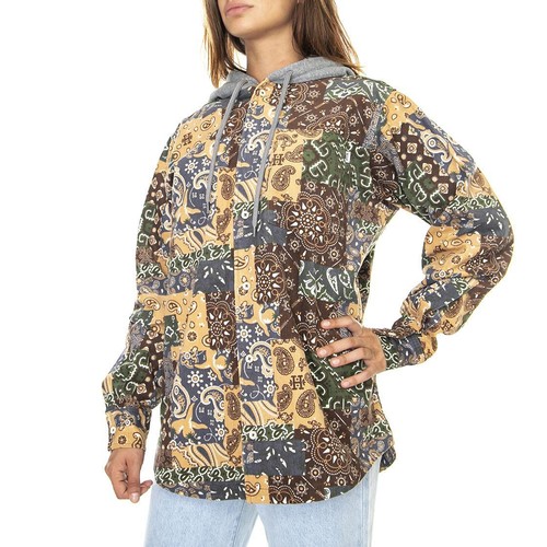 Veste capuche hiver patchwork - hiver,