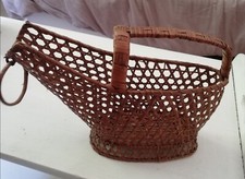 Panier porte-bouteille osier