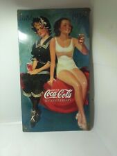 ANCIENNE PLAQUE PUBLICITAIRE COCA COLA EN TOLE