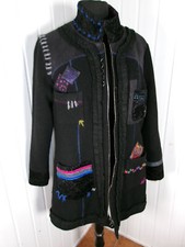 Veste manteau polyester/laine