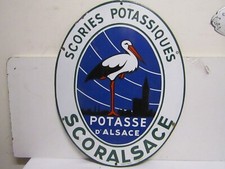 ancienne plaque émaillée potasse d alsace