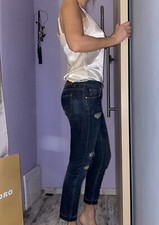 Jean Mango bleu brute effet