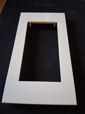 Plaque blanche 2 Postes