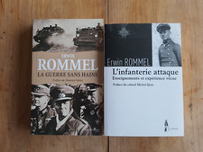 LOT DES 2 LIVRES DE ERWIN ROMMEL L'INFANTERIE ATTAQUE + LA GUERRE SANS HAINE