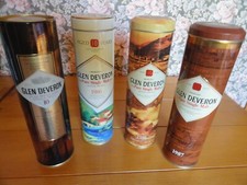 lot de 4  coffrets whisky Glen deveron vide