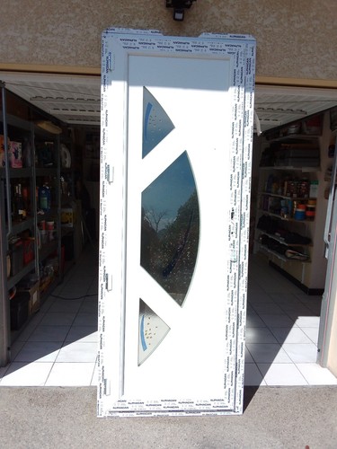 Porte entrée pvc - porte, d'entrée