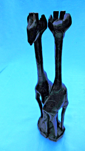 Girafe sculptée bois - girafe,