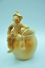 Vase pantin en grés émaillé