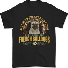 Un Français Bouledogue Chien T-Shirt 100% Coton