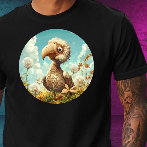 Mens dodo bird - bird, dandelion