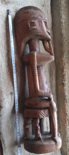 Ancienne statue dogon - statue,