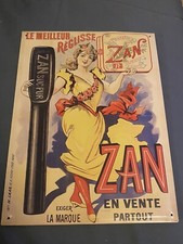 Plaque Métal Réglisse Zan