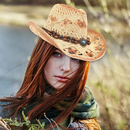 Chapeau cowboy paille - cowboy,