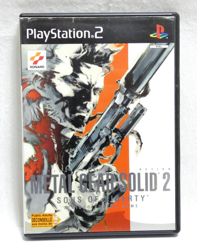 Jeu ps2 metal gear - metal,