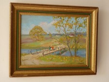 Tableau , huile russe signée Markov