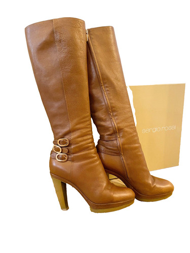 Sergio rossi bottes cuir - rossi,