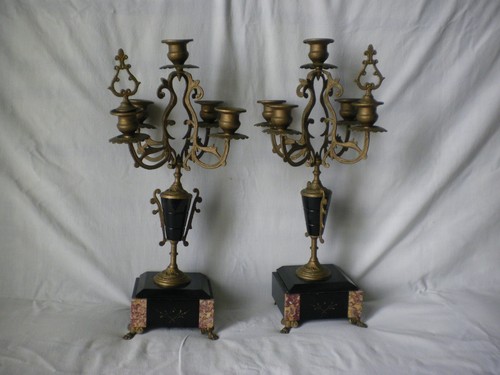 Candélabres laiton et - 2,