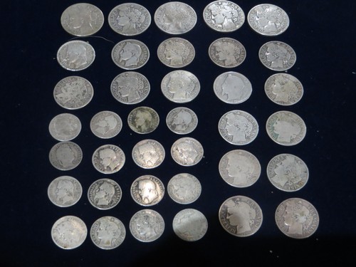 Lot argent france - argent, cts,